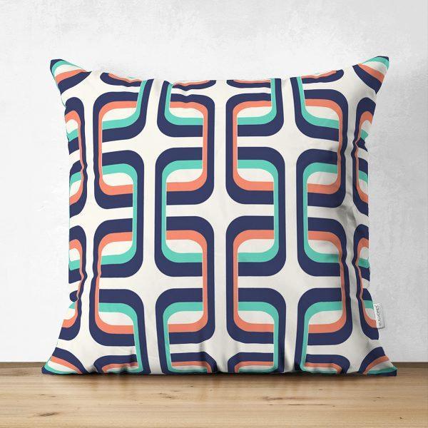 Geometric Pillow Cover|Modern Design Suede Pillow Case|Abstract Cushion Cover|Decorative Pillow Case|Farmhouse Style Authentic Pillow Case