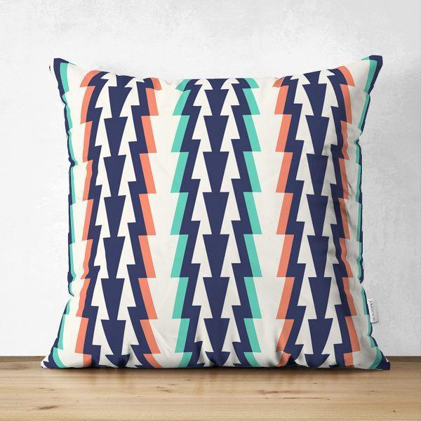 Geometric Pillow Cover|Modern Design Suede Pillow Case|Abstract Cushion Cover|Decorative Pillow Case|Farmhouse Style Authentic Pillow Case