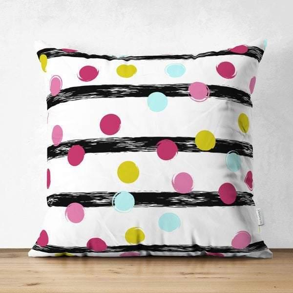 Abstract Pillow Cover|Modern Design Suede Pillow Case|Geometric Cushion Cover|Decorative Pillow Case|Farmhouse Style Authentic Pillow Case