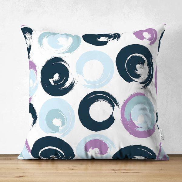 Abstract Pillow Cover|Modern Design Suede Pillow Case|Geometric Cushion Cover|Decorative Pillow Case|Farmhouse Style Authentic Pillow Case