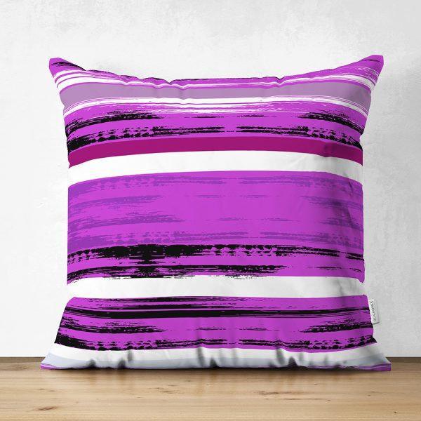 Abstract Pillow Cover|Modern Design Suede Pillow Case|Geometric Cushion Cover|Decorative Pillow Case|Farmhouse Style Authentic Pillow Case