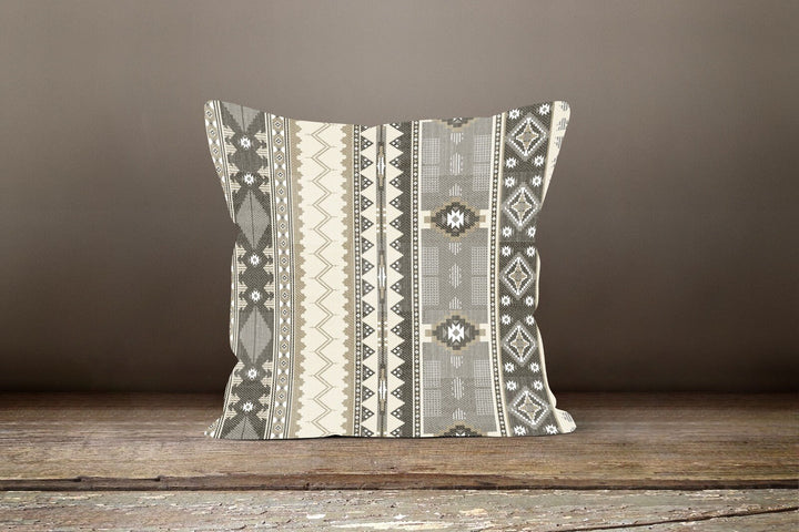 Rug Design Pillow Cover|Terracotta Southwestern Cushion Case|Decorative Aztec Print Ethnic Home Decor|Farmhouse Style Geometric Pillow Case