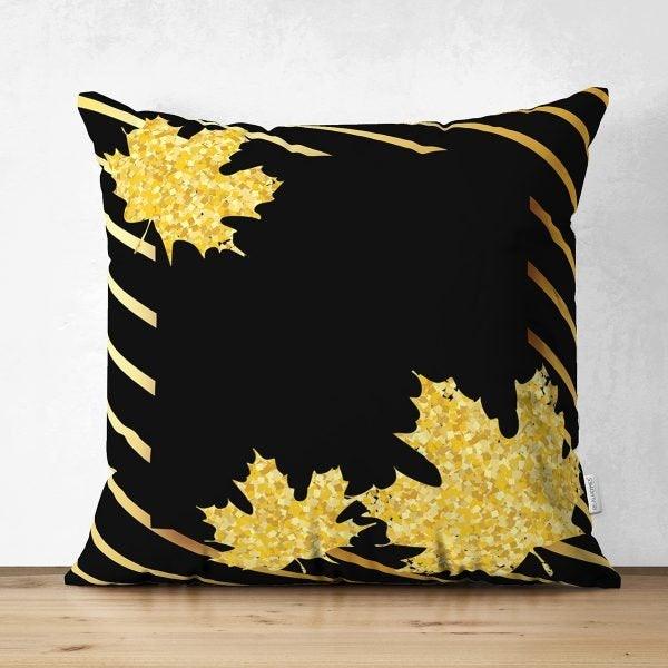 Fall Trend Pillow Cover|Suede Autumn Cushion Case|Dry Leaves Throw Pillow|Decorative Pillow Case|Housewarming Farmhouse Thanksgiving Pillow