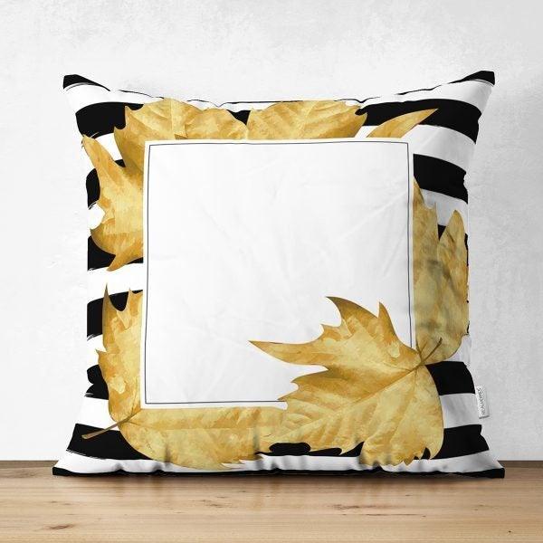 Fall Trend Pillow Cover|Suede Autumn Cushion Case|Dry Leaves Throw Pillow|Decorative Pillow Case|Housewarming Farmhouse Thanksgiving Pillow