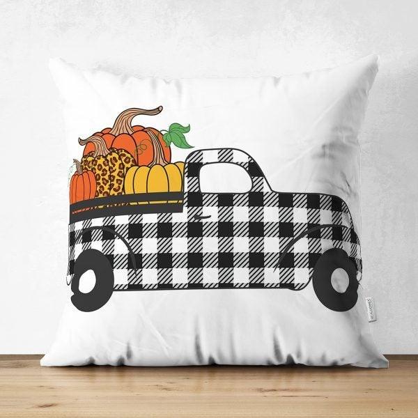 Fall Trend Pillow Cover|Suede Pumpkin Cushion Case|Sunflower Throw Pillow|Decorative Pillow Case|Housewarming Farmhouse Thanksgiving Pillow