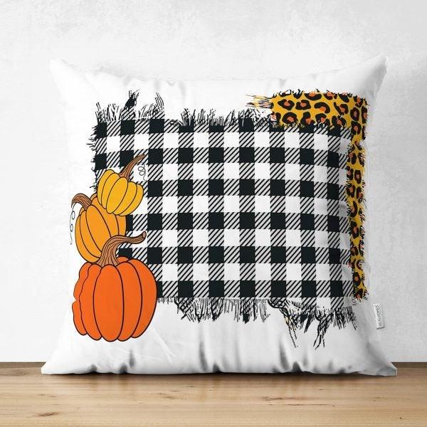 Fall Trend Pillow Cover|Suede Pumpkin Cushion Case|Sunflower Throw Pillow|Decorative Pillow Case|Housewarming Farmhouse Thanksgiving Pillow