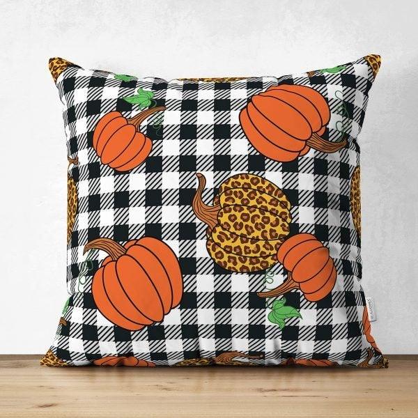 Fall Trend Pillow Cover|Suede Pumpkin Cushion Case|Sunflower Throw Pillow|Decorative Pillow Case|Housewarming Farmhouse Thanksgiving Pillow