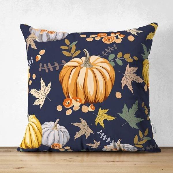 Halloween Pillow Case|Fall Trend Pillow Case|Autumn Cushion Case|Orange Pumpkin Throw Pillow|Trick or Treat Home Decor|Halloween Pillow Case