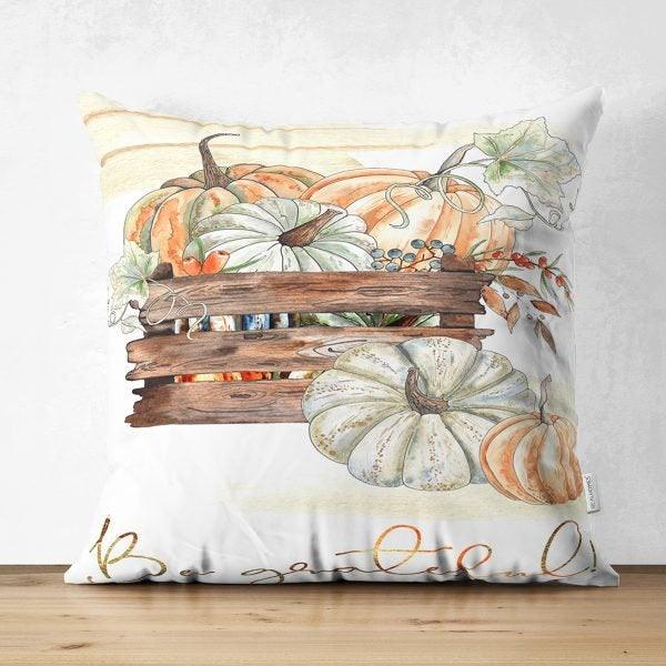 Fall Trend Pillow Cover|Hello September Cushion Case|Hello Autumn Throw Pillow|Welcome Fall Pillow Case|Farmhouse Thanksgiving Pillow Cover