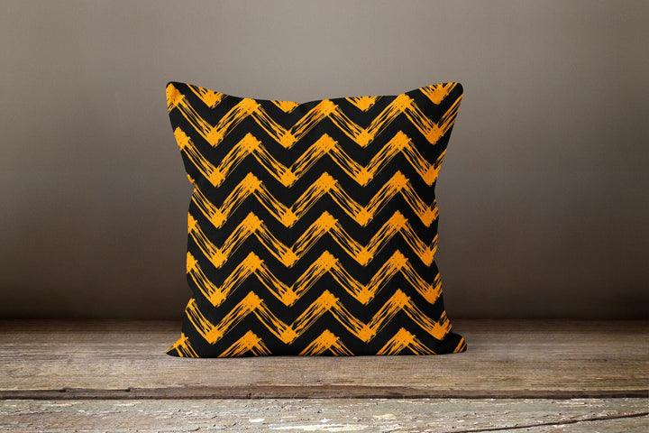 Fall Trend Pillow Cover|Autumn Cushion Case|Fall Colors Checkered Throw Pillow|Housewarming Zigzag Home Decor|Farmhouse Pillow Case Gift