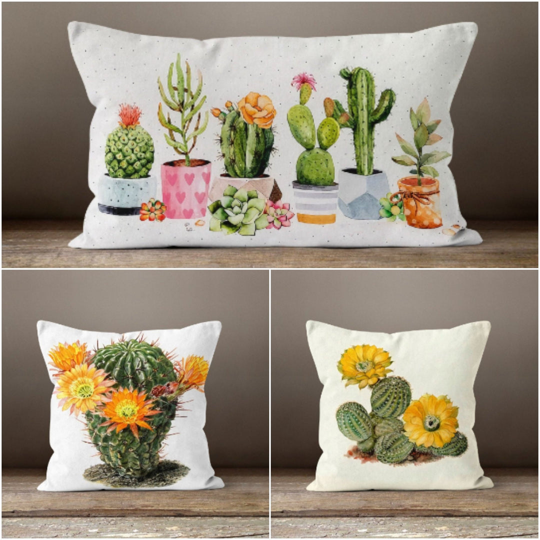 Cactus Pillowcases Cactus Pillow Covers Akasia Design