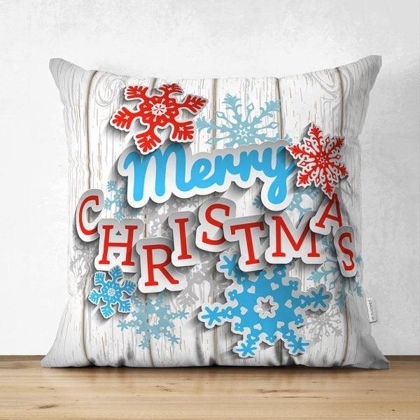 Christmas Pillow Cover|Merry Christmas Home Decor|Suede Winter Trend Pillow Case|Housewarming Xmas Gift Idea|Christmas Throw Pillow Cover