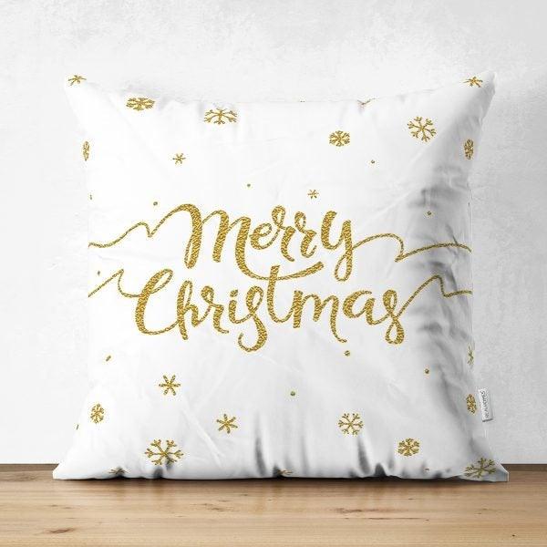 Christmas Pillow Cover|Merry Christmas Home Decor|Suede Winter Trend Pillow Case|Housewarming Xmas Gift Idea|Christmas Throw Pillow Cover