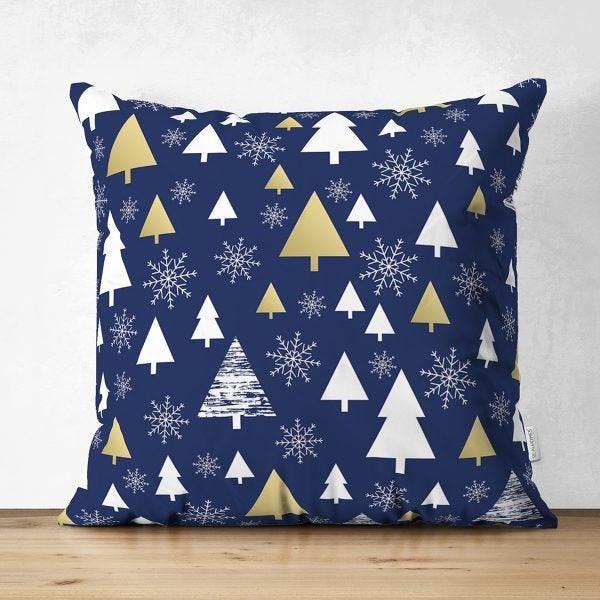 Winter Pillow Cover|Pine Tree Home Decor|Suede Winter Pillow Case|Housewarming Xmas Gift Idea|Pine Tree Throw Pillow Cover|Farmhouse Pillow