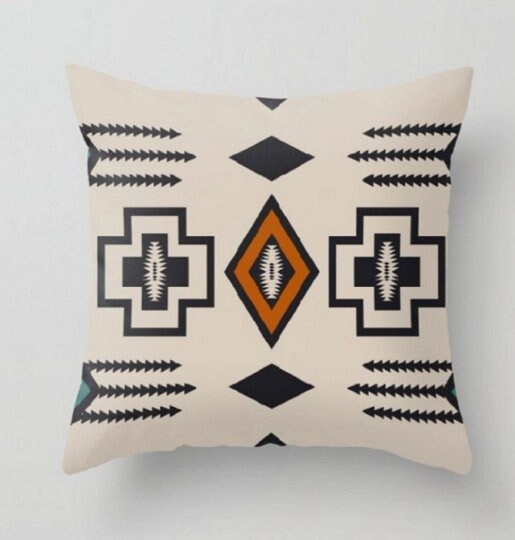 Decorative Aztec Print Ethnic Pillow Cover