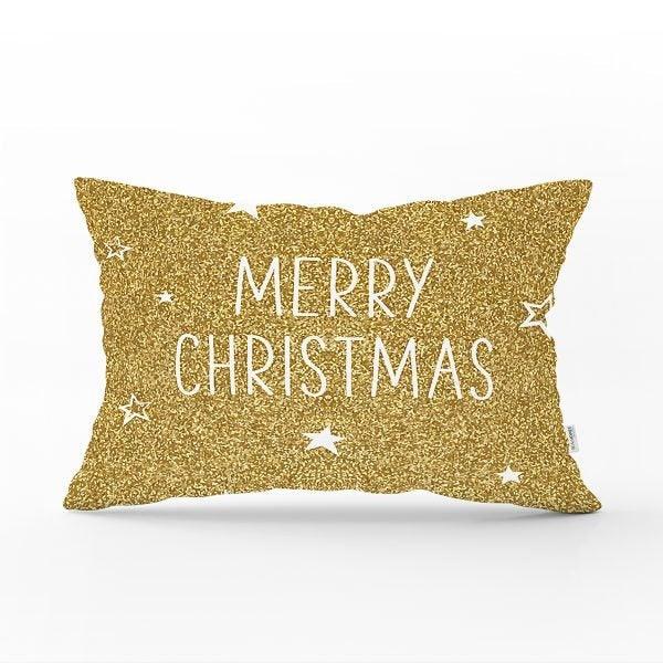 Christmas Pillow Cover|Merry Christmas Home Decor|Rectangle Winter Trend Pillow Case|Housewarming Xmas Gift Idea|Christmas Throw Pillow