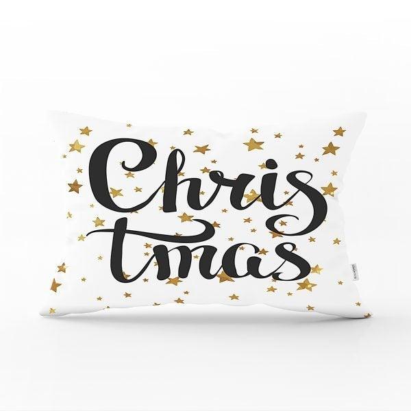 Christmas Pillow Cover|Merry Christmas Home Decor|Rectangle Winter Trend Pillow Case|Housewarming Xmas Gift Idea|Christmas Throw Pillow