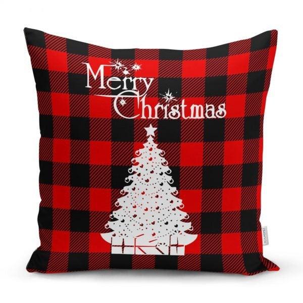 Christmas Pillow Cover|Merry Christmas Home Decor|Winter Trend Lumbar Pillow Case|Housewarming Xmas Gift Idea|Christmas Throw Pillow Cover