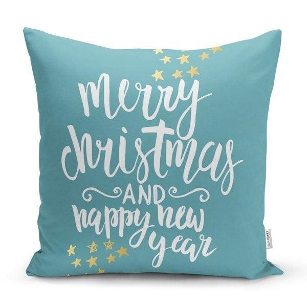 Christmas Pillow Cover|Merry Christmas Home Decor|Winter Trend Lumbar Pillow Case|Housewarming Xmas Gift Idea|Christmas Throw Pillow Cover