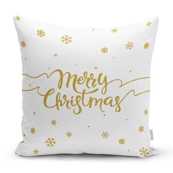 Christmas Pillow Cover|Merry Christmas Home Decor|Winter Trend Lumbar Pillow Case|Housewarming Xmas Gift Idea|Christmas Throw Pillow Cover