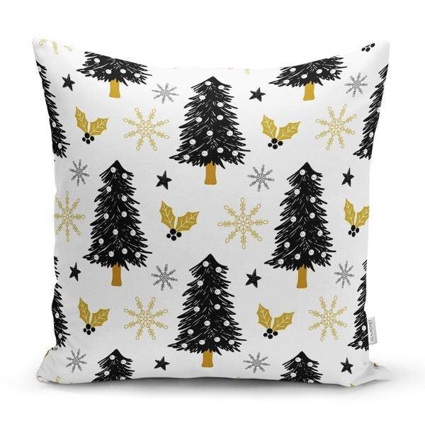 Pine Tree Pillow Cover|Christmas Tree Home Decor|Winter Trend Cushion Cover|Housewarming Xmas Gift Idea|Christmas Tree Throw Pillow Cover