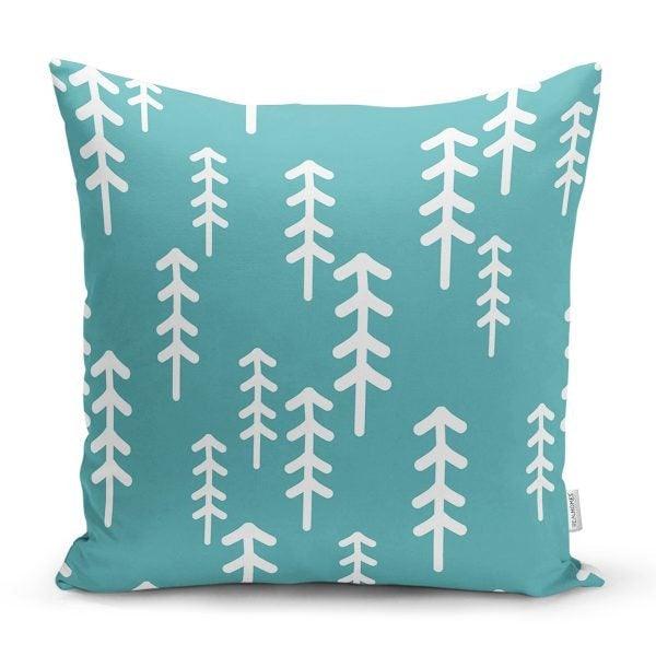 Pine Tree Pillow Cover|Christmas Tree Home Decor|Winter Trend Cushion Cover|Housewarming Xmas Gift Idea|Christmas Tree Throw Pillow Cover