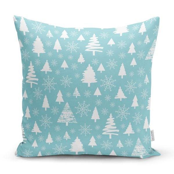 Pine Tree Pillow Cover|Christmas Tree Home Decor|Winter Trend Cushion Cover|Housewarming Xmas Gift Idea|Christmas Tree Throw Pillow Cover