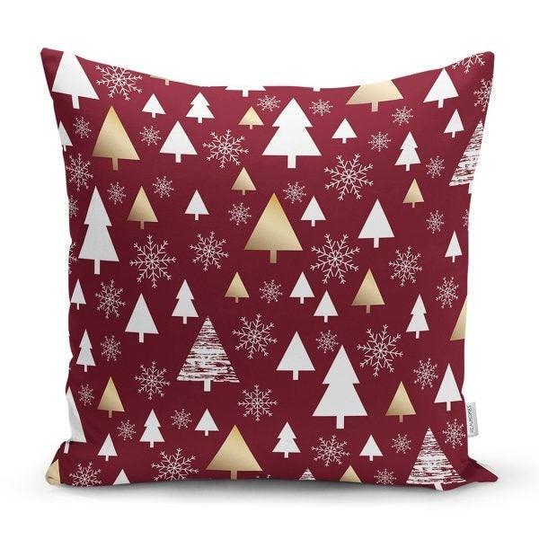 Pine Tree Pillow Cover|Christmas Tree Home Decor|Winter Trend Cushion Cover|Housewarming Xmas Gift Idea|Christmas Tree Throw Pillow Cover