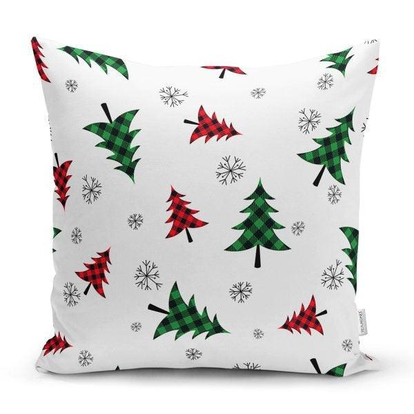 Christmas Pillow Cover|Christmas Tree Home Decor|Winter Trend Cushion Cover|Housewarming Xmas Gift Idea|Christmas Tree Throw Pillow Cover