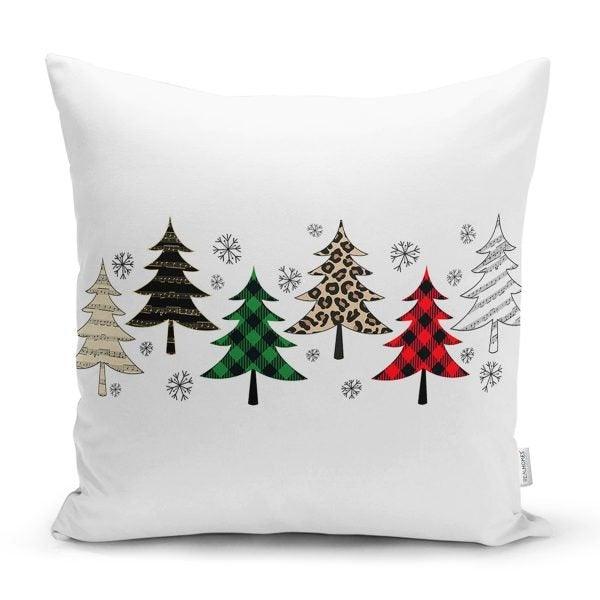 Christmas Pillow Cover|Christmas Tree Home Decor|Winter Trend Cushion Cover|Housewarming Xmas Gift Idea|Christmas Tree Throw Pillow Cover