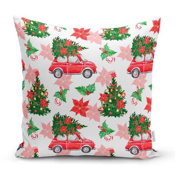 Christmas Pillow Cover|Christmas Tree Home Decor|Winter Trend Cushion Cover|Housewarming Xmas Gift Idea|Christmas Tree Throw Pillow Cover