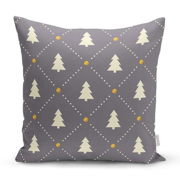 Pine Tree Pillow Cover|Christmas Tree Home Decor|Winter Trend Cushion Cover|Housewarming Xmas Gift Idea|Christmas Tree Throw Pillow Cover