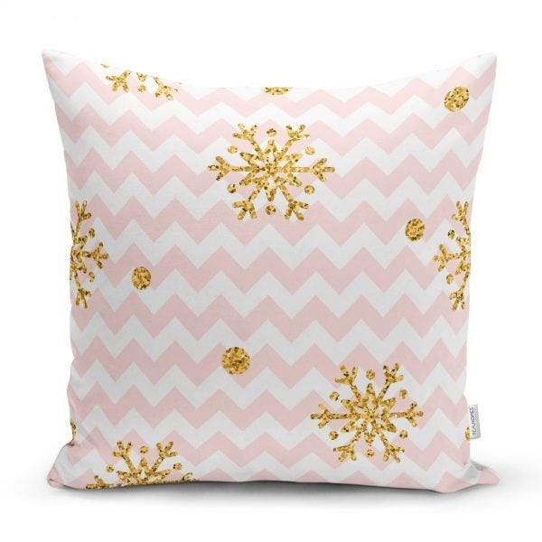 Snowflake Pillow Cover|Christmas Home Decor|Winter Trend Cushion Cover|Housewarming Xmas Gift Idea|Geometric Christmas Throw Pillow Cover