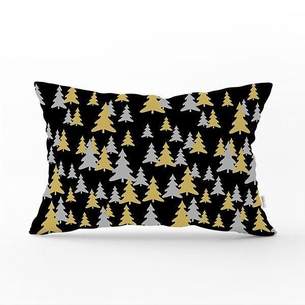 Winter Trend Pillow Cover|Christmas Tree Home Decor|Rectangle Winter Pillow Top|Housewarming Xmas Gift Idea|Pine Tree Throw Pillow Cover