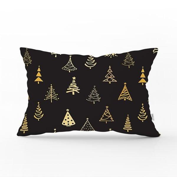 Winter Trend Pillow Cover|Christmas Tree Home Decor|Rectangle Winter Pillow Top|Housewarming Xmas Gift Idea|Pine Tree Throw Pillow Cover