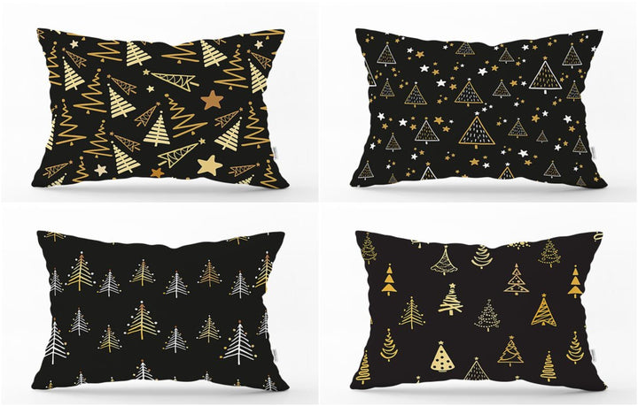 Winter Trend Pillow Cover|Christmas Tree Home Decor|Rectangle Winter Pillow Top|Housewarming Xmas Gift Idea|Pine Tree Throw Pillow Cover