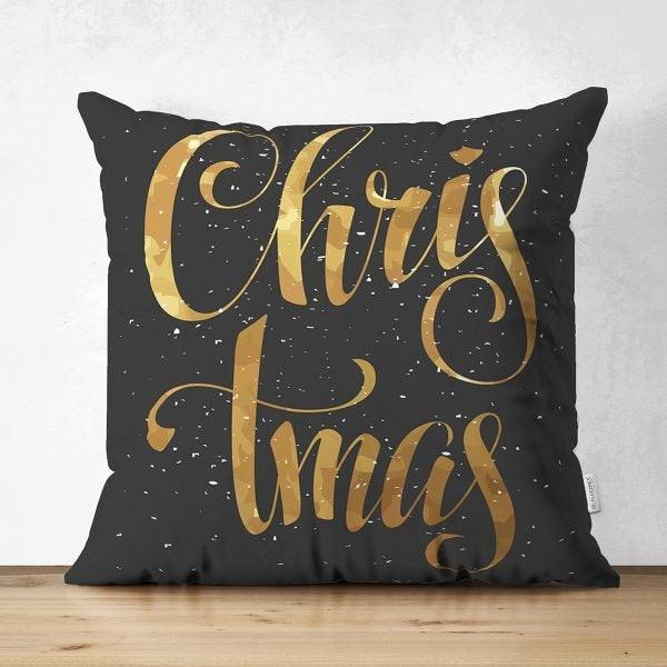 Christmas Pillow Cover|Merry Christmas Home Decor|Suede Winter Trend Pillow Case|Housewarming Xmas Gift Idea|Christmas Throw Pillow Cover