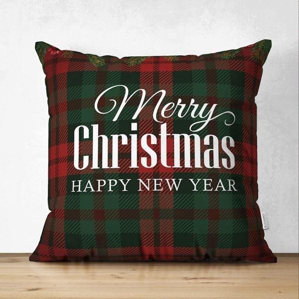 Christmas Pillow Cover|Merry Christmas Home Decor|Suede Winter Trend Pillow Case|Housewarming Xmas Gift Idea|Christmas Throw Pillow Cover