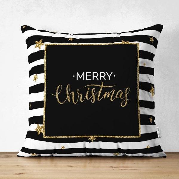 Christmas Pillow Cover|Merry Christmas Home Decor|Suede Winter Trend Pillow Case|Housewarming Xmas Gift Idea|Christmas Throw Pillow Cover