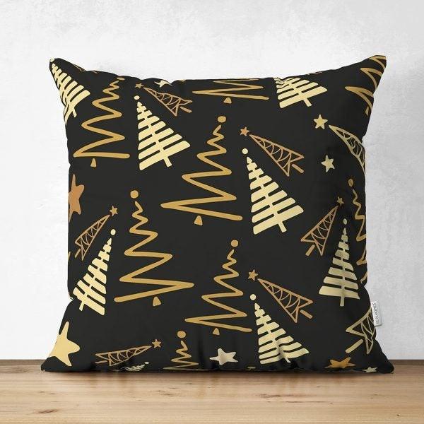 Winter Pillow Cover|Pine Tree Home Decor|Suede Winter Pillow Case|Housewarming Xmas Gift Idea|Pine Tree Throw Pillow Cover|Farmhouse Pillow