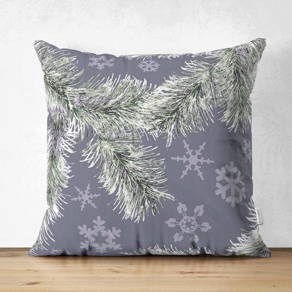 Snowflake Pillow Cover|Winter Home Decor|Suede Winter Cushion Case|Housewarming Gift|Decorative Snowflake Throw Pillow Top|Farmhouse Pillow