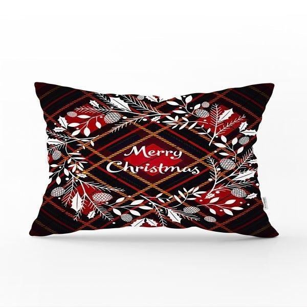 Christmas Pillow Cover|Merry Christmas Home Decor|Rectangle Winter Trend Pillow Case|Housewarming Xmas Gift Idea|Christmas Throw Pillow