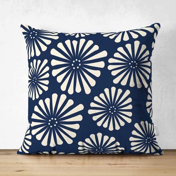 Geometric Pillow Cover|Modern Design Suede Pillow Case|Abstract Round Shapes|Decorative Pillow Case|Farmhouse Style Authentic Pillow Case