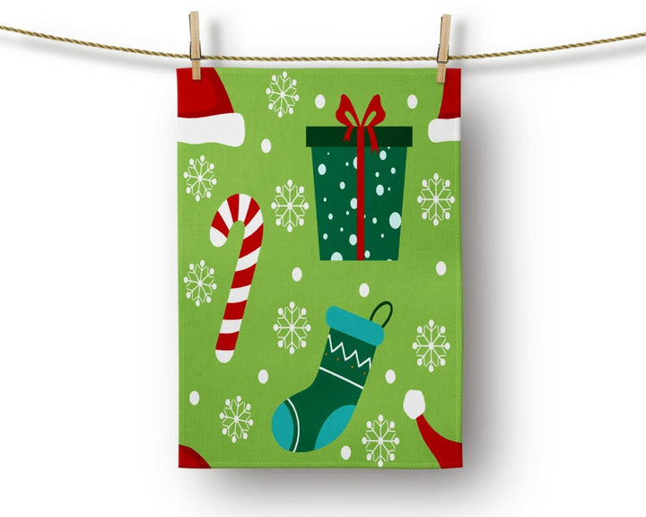 Christmas Kitchen Towel|Cute Snowman Dish Towel|Xmas Deer Print Hand Towel|Decorative Hand Towel|Xmas Cookies Tea Towel|Xmas Hand Towel