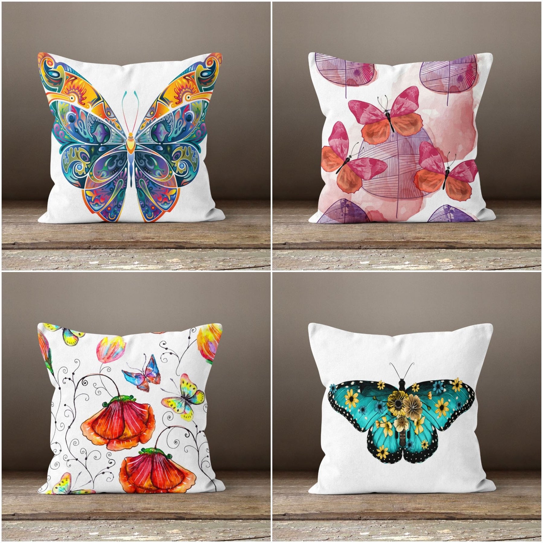 Butterfly lumbar outlet pillow