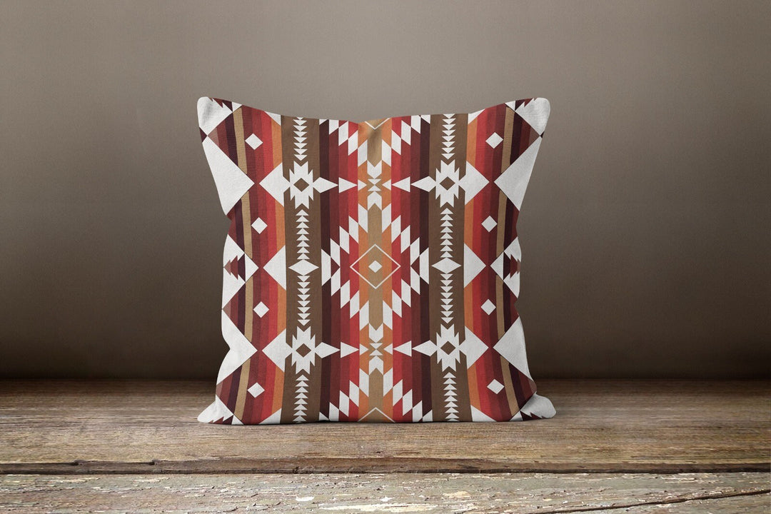 Southwestern Pillow Case|Porch Pillow Cover|Boho Porch Pillow|Rug Accent Pillow|Outdoor Throw Pillow|Ethnic Pillow Cover|Traditional Pillow