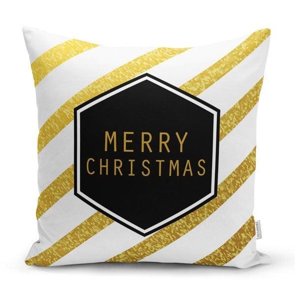 Christmas Pillow Cover|Merry Christmas Home Decor|Winter Trend Lumbar Pillow Case|Housewarming Xmas Gift Idea|Christmas Throw Pillow Cover