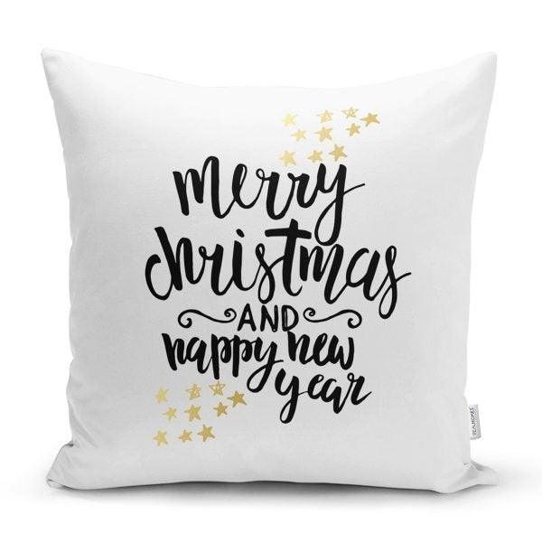 Christmas Pillow Cover|Merry Christmas Home Decor|Winter Trend Lumbar Pillow Case|Housewarming Xmas Gift Idea|Christmas Throw Pillow Cover