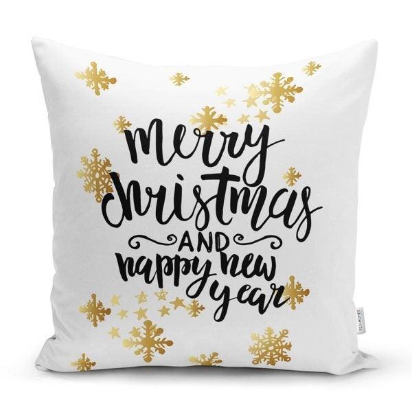 Christmas Pillow Cover|Merry Christmas Home Decor|Winter Trend Lumbar Pillow Case|Housewarming Xmas Gift Idea|Christmas Throw Pillow Cover