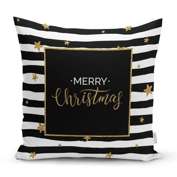 Christmas Pillow Cover|Merry Christmas Home Decor|Winter Trend Lumbar Pillow Case|Housewarming Xmas Gift Idea|Christmas Throw Pillow Cover